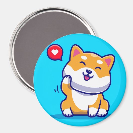 Shiba Inu Magnet (Voorkant / Achterkant)