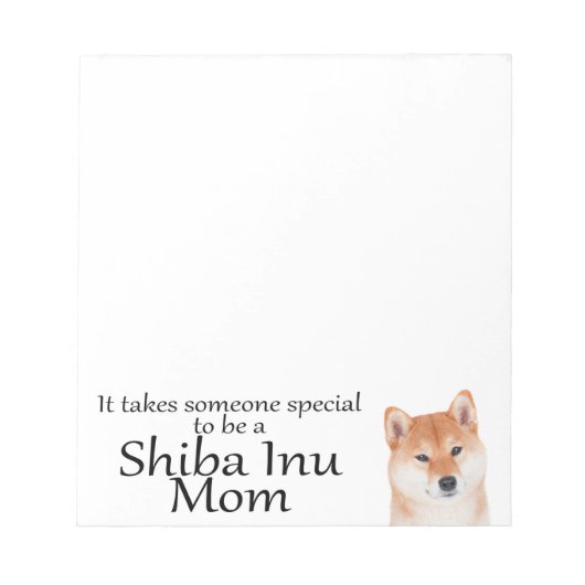 Shiba Inu Mam Notitieblok (Voorkant)
