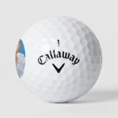 Shiba Inu met Sky Golf Balls Golfballen (Logo)