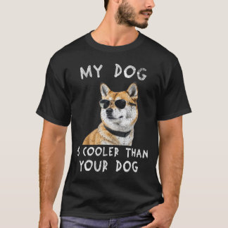 Shiba Inu Mijn hond is cooler dan je hond grappig T-shirt
