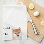 Shiba Inu Moeder Keukenhanddoek (Quarter Fold)