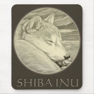 Shiba Inu Mousepad Gifts Ancient Wolf Dogs Gifts Muismat
