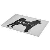 Shiba Inu name silo black Snijplank (Hoek)