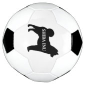 Shiba Inu name silo black Voetbal (Gedraaid)