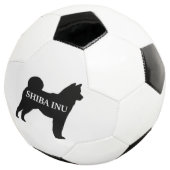 Shiba Inu name silo black Voetbal (Drie kwart)