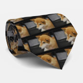 Shiba Inu Necktie Stropdas (Opgerold)