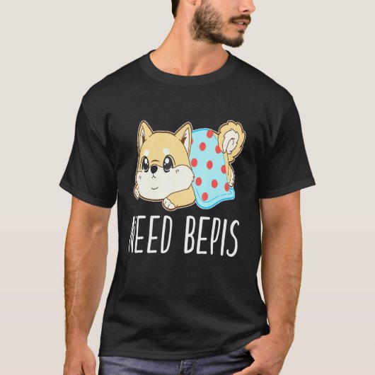 Shiba Inu need Bepis T-shirt (Voorkant)