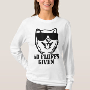 Shiba Inu No Fluffs provided Dog Shiba mam Dad Fun T-shirt