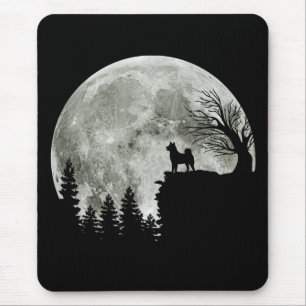 Shiba Inu on Mountain Halloween Gift for Hondenlie Muismat