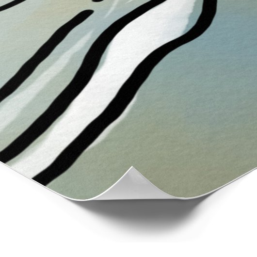 Shiba Inu op het Chinese Pet, Hawaii Poster (Hoek)