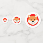 Shiba Inu Original Table Confetti (Voorkanten)