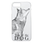 Shiba Inu Painting Chinese Dog Year 2018 Hoesje1 Case-Mate iPhone Case (Achterkant)