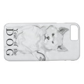 Shiba Inu Painting Chinese Dog Year 2018 Hoesje4 Case-Mate iPhone Case (Achterkant (Horizontaal))