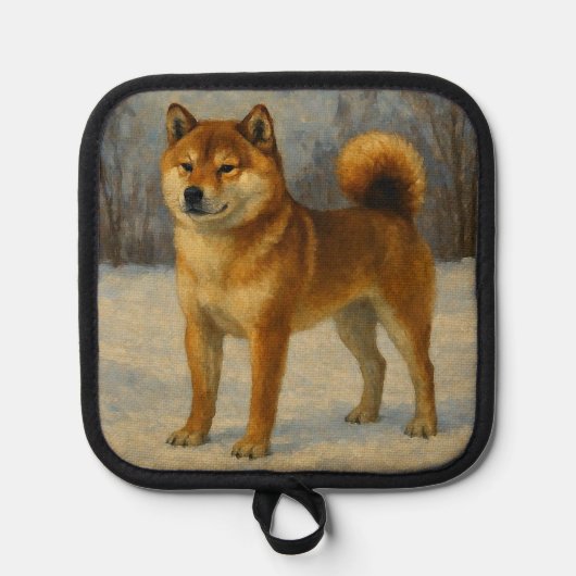 Shiba Inu Pannenlap (Voorkant)