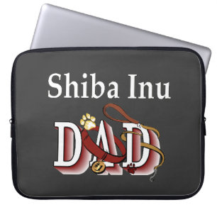 Shiba Inu papa cadeaus Laptop Sleeve