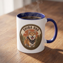 Shiba Inu Papa Koffiemok | Shiba Hond Papa Cadeau