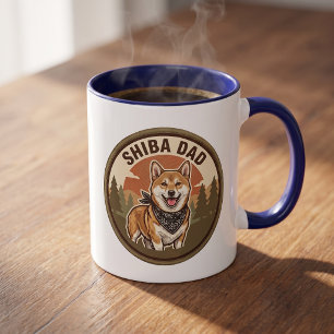 Shiba Inu Papa Koffiemok Shiba Hond Papa Cadeau Mok