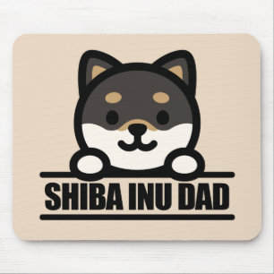 SHIBA INU PAPA - Trots Shiba Inu Vader Design Muismat