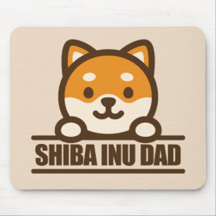 SHIBA INU PAPA - Trots Shiba Inu Vader Design Muismat