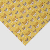 Shiba Inu Pattern Tissuepapier (Detail)