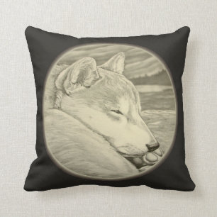Shiba Inu Pillow Hondenliefhebber Art Sierkussenne Kussen