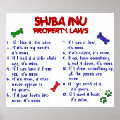 SHIBA INU PL2 POSTER (Voorkant)