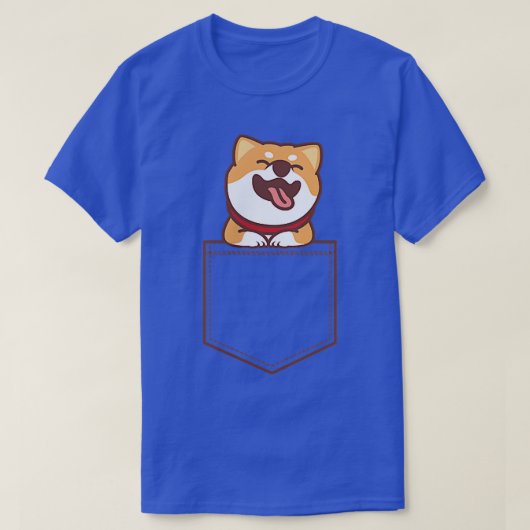 Shiba Inu Pocket Puppy Dogs Lover Puppies Dog Owne T-shirt (Design voorkant)
