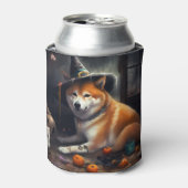 Shiba Inu pompoenen Halloween eng Blikjeskoeler (Blikje Voorkant)