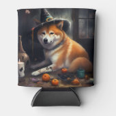 Shiba Inu pompoenen Halloween eng Blikjeskoeler (Voorkant)