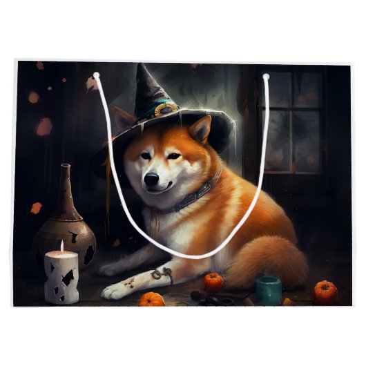 Shiba Inu pompoenen Halloween eng Groot Cadeauzakje (Achterkant)