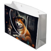Shiba Inu pompoenen Halloween eng Groot Cadeauzakje (Achterkant Gekanteld)
