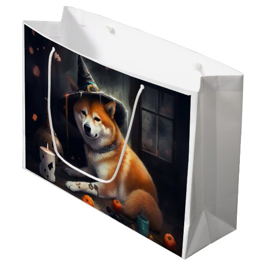 Shiba Inu pompoenen Halloween eng Groot Cadeauzakje (Voorkant Gekanteld)