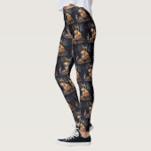 Shiba Inu pompoenen Halloween eng Leggings (Links)