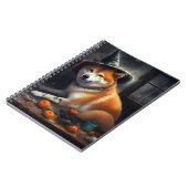 Shiba Inu pompoenen Halloween eng Notitieboek (Linkerzijde)