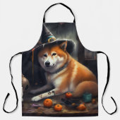 Shiba Inu pompoenen Halloween eng Schort (Voorkant)