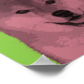 Shiba Inu Pop-Art Poster (Hoek)