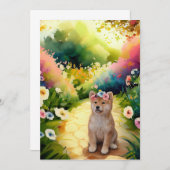 Shiba Inu Puppy Bedankkaart (Voorkant / Achterkant)