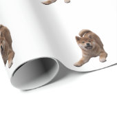 Shiba Inu Puppy Cadeaupapier (Rol Hoek)
