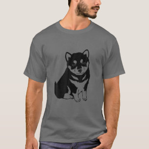 Shiba Inu Puppy Dog Afbeelding Cute Funny T-shirt