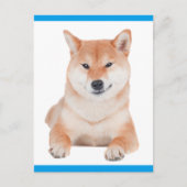 Shiba Inu Puppy Dog Greeting Post Kaart (Voorkant)