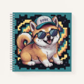 Shiba Inu Puppy Dog Notitieboek (Voorkant)