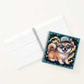 Shiba Inu Puppy Dog Notitieboek (Binnen)