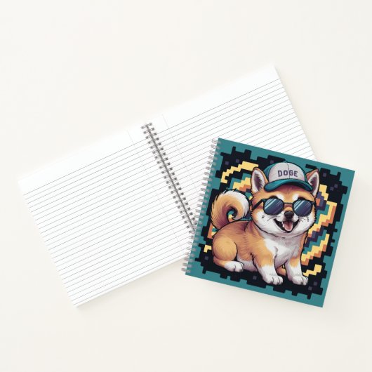 Shiba Inu Puppy Dog Notitieboek (Binnen)