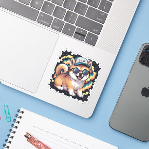 Shiba Inu Puppy Dog Sticker