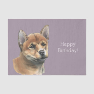 Shiba Inu Puppy Drawing Tissuepapier