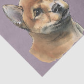 Shiba Inu Puppy Drawing Tissuepapier (Detail)