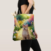 Shiba Inu Puppy Tote Bag (Dichtbij)