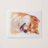 shiba inu puzzel legpuzzel (Horizontaal)