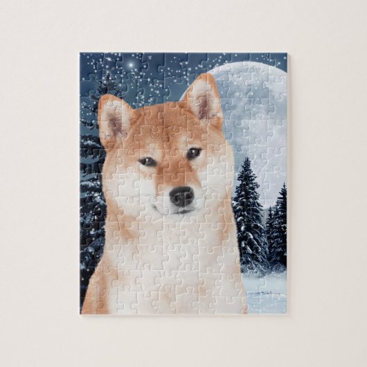 Shiba Inu Puzzle Legpuzzel (Verticaal)
