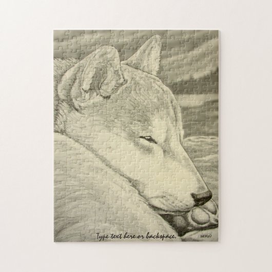 Shiba Inu Puzzle Personalized Shiba Inu Dog Gifts Legpuzzel (Verticaal)